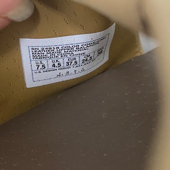 Skechers Shape-Ups 24918 Leather Camel Tan Sandals Ankle Straps Walking Size 7.5 - Picture 10 of 15